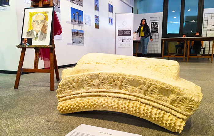 Palmira: al Museo Archeologico di Arona la chiave di volta originale dell'arco. Video e foto