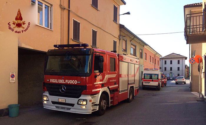 Anziano cade nella propria abitazione, soccorso da Vigili del fuoco ed ambulanza