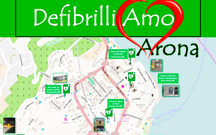 Tutti efficienti i defibrillatori aronesi, presto un aggiornamento per gli operatori Dae