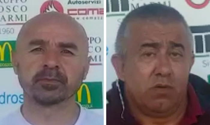 I mister Porcu e Mellano commentano Juve Domo- Arona 1-3 Video 
