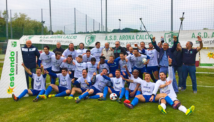 L'Arona Calcio vince il campionato ed è promossa in Eccellenza