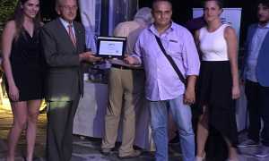 AronaCalcio Presidente ElioFortis DG AntonioNotte Premiazione Vittoria Campionato