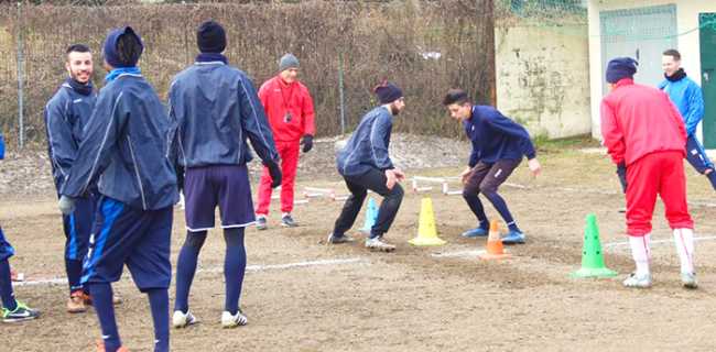 Arona calcio allenamento