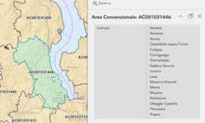 Comuni Area Convenzionale cer roero arona