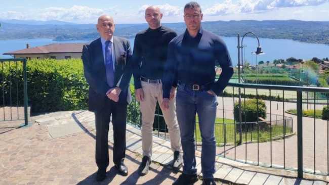 Da sx a dx Antonio Airoldi Davide Inzaghi Piergiulio Alesina