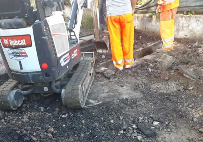 Dormelletto lavori viabilità