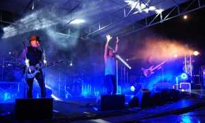 Il Gruppo Giovani sul palco