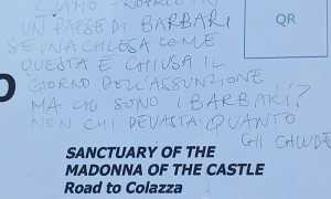 Invorio cartello chiesa