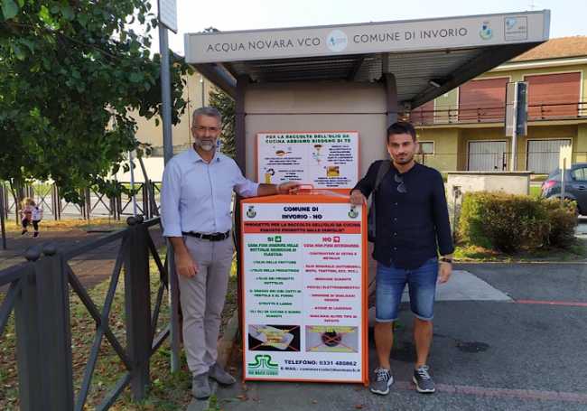 Invorio raccolta olio