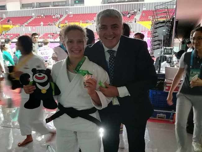 Pieruci Universiadi judo bronzo