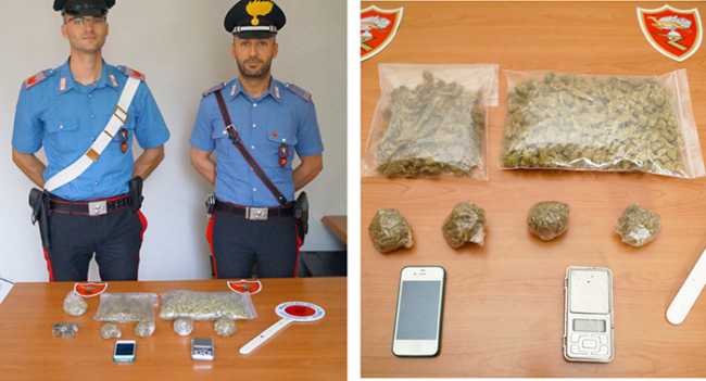 carabinieri arona droga