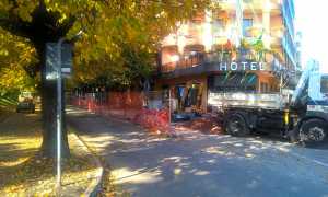 lavori fibra Via Montegrappa