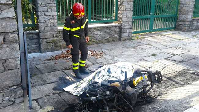 mortale moto lesa vigile fuoco ago 17