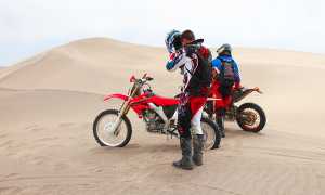 moto due deserto