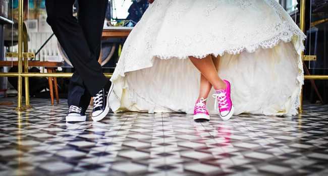 nozze scarpe ginnastica