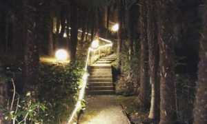 parco museo meina illuminato