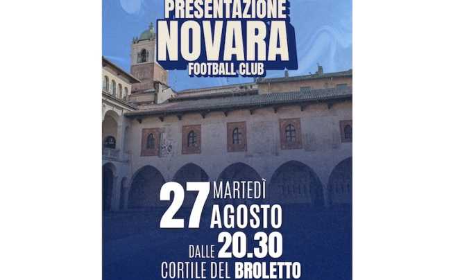 presentazione novara fc prese