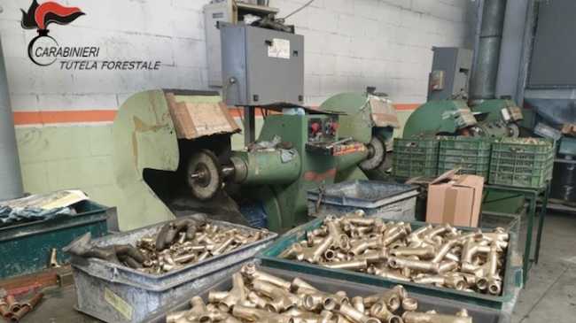 pulitura metalli sequestro