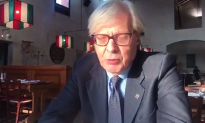 sgarbi video bandiere