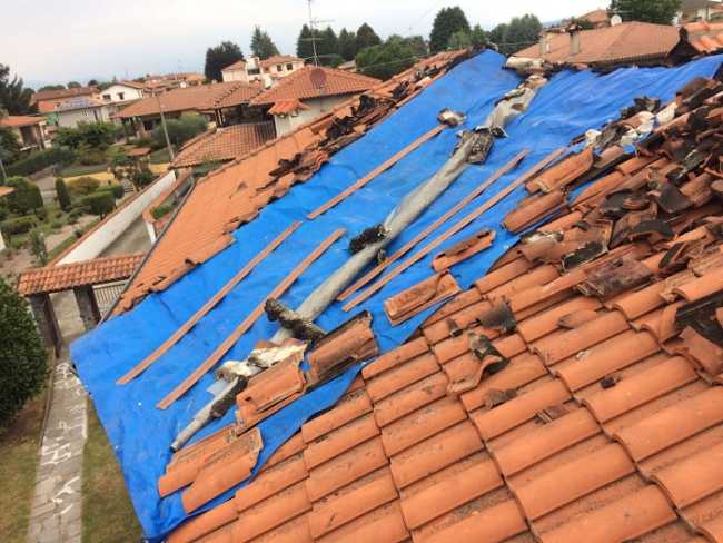 tetto vigili del fuoco