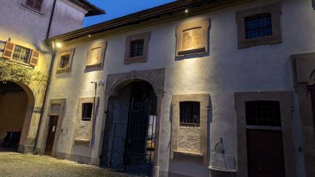 vp villa soranzo comune sera illuminazione