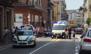 incidente arona corso liberazione