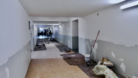 arona stazione tinteggiatura