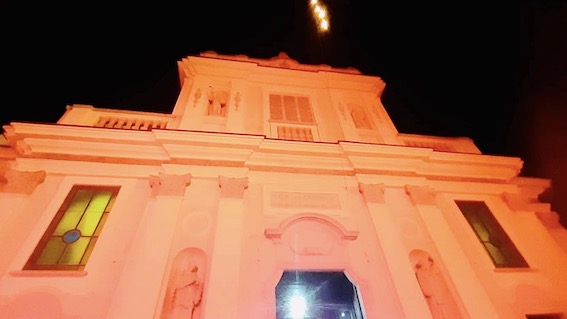 castelletto restauro facciata chiesa